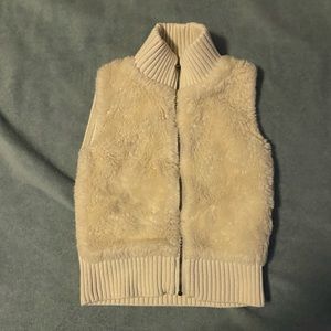 Fuzzy Front Zip Vest
